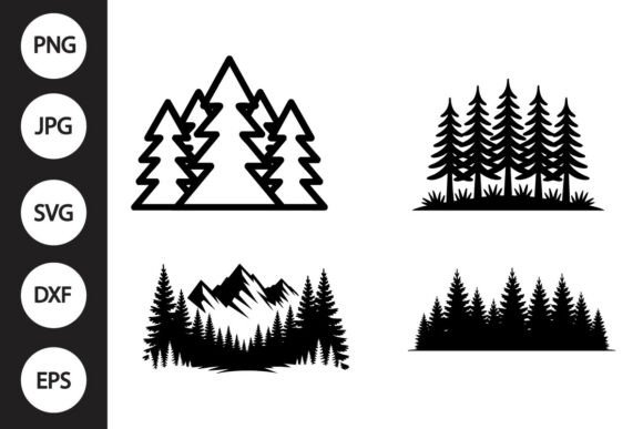 Download Forest SVG, Forest Clipart - Premium Bundle