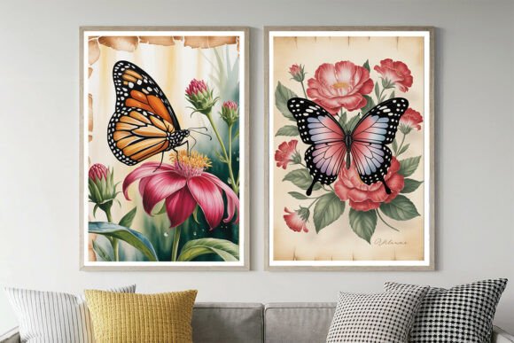 Download Soft Pastel Butterfly Artwork Journal - Butterfly artwork Collection