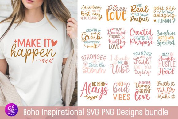 Download Boho Inspirational Svg Bundle, Boho Insp - Premium Resources